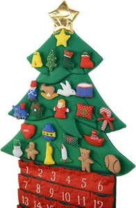 Oh Weihnachtsbaum Stoff Adventskalender - Bild 1 von 4