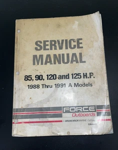 1988-1991 Force 85 90 120 125HP A Outboard Service Repair Manual 1989 1990 - Picture 1 of 5