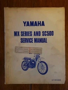 1970'S Yamaha MX Series LTMX ATMX 250 360 & SC500 Service Manual LIT-11613-63-00 - Picture 1 of 7