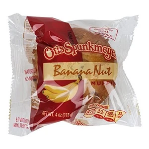 Individually Wrapped Banana Nut Muffins by Otis Spunkmeyer | 4 Ounce | Pack of 1 - Picture 1 of 5