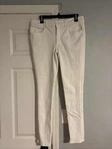 Women’s Express Denim Perfect Legging high rise size 12 white - Picture 1 of 3