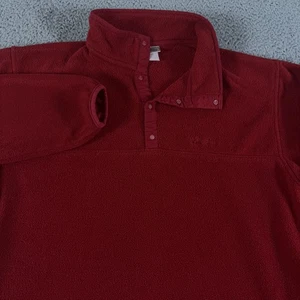 VINTAGE LL Bean Jacket Mens Large Snap T Fleece Pullover Freeport USA 90s Y2K - Picture 1 of 9