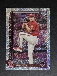 2025 Topps #229 Erick Fedde Sandglitter - Bild 1 von 2