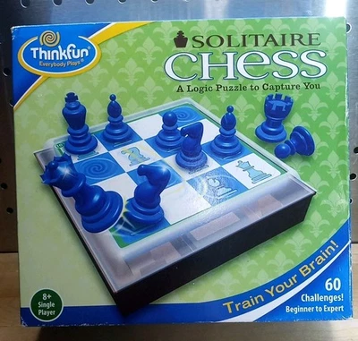 Thinkfun Solitaire CHESS Logic Game 60 Challenges SEALED New In Box Ages 8+ - Image 1 of 4