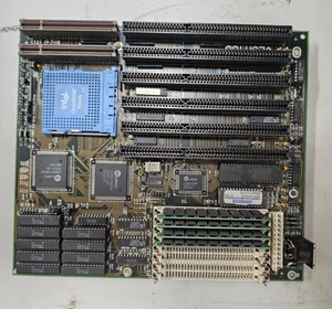 Vintage Retro Gaming Tested Clean ECS VESA486 Motherboard Overdrive Ready V1.0 - Picture 1 of 7