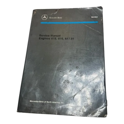 Mercedes Benz Service Manual Engines 615 616 617.91 1980 Factory Repair - Image 1 of 2