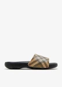 Minorista 400!!! Burberry BROWN Slides Dive (M) - Imagen 1 de 4