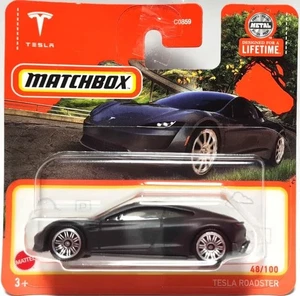 Matchbox 2024 Tesla Roadster Metalflake Black Black 48/100 Car Brand New Toys - Picture 1 of 3
