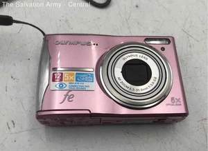 Olympus FE-46 Pink 12MP 5X Optical Zoom Compact Camera With Case & Accessories - Picture 1 of 6