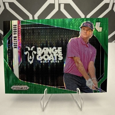 Logotipos 2025 Panini Prizm Liv Golf GREEN PULSAR Bubba Watson /175 Liv - Imagem 1 de 2