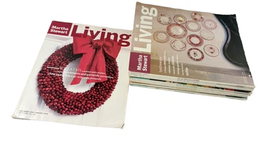 Full YEAR 1995 Martha Stewart LIVING Magazine All Recipe Cards Holiday 10 Issues - Image 1 of 4