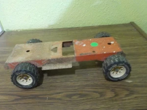 vintage tonka dodge dumper truck orange chassis and 4 xr-101 2 achsen for parts - Bild 1 von 13