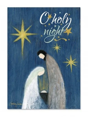 O Holy Night 18 Pack Religious Current Christmas Cards with Envelopes 5”x7” NWT - Image 1 of 4