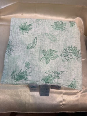 Manta de muselina Disney Baby Aden Anais estampado de hojas verdes 100 % algodón Foto 1 de 2