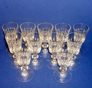 11 Vintage Hawkes RAMSEY 7334 Cut Crystal 5" Cordial / Liqueur Glasses - Picture 1 of 6