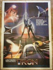 TRON 2F ORIGINALE MANIFESTO FANTA WALT DISNEY JEFF BRIDGES BRUCE BOXLEITNER
