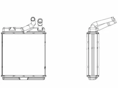 For 1973-1974 GMC K35/K3500 Pickup Heater Core Front TYC 23571JD - Изображение 1 из 2