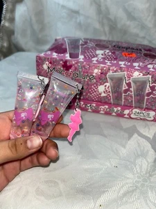 Juego de 2 piezas de brillo labial, niñas, maquillaje, Barby - Imagen 1 de 1