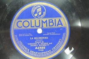 Vincent Buono & Harry Brissett - COLUMBIA A2485 - La Golondrina - Cornet Duet - Picture 1 of 2