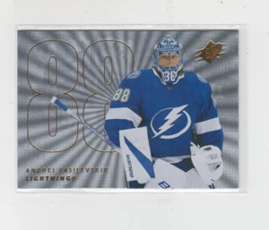 2024-25 UD SPX Tampa Bay Lightning Andrei Vasilevskiy Silver card #90 - Bild 1 von 2