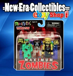 New York Comic Con Maximum Zombies MiniMates 2-Pack Diamond 2011 - Picture 1 of 4