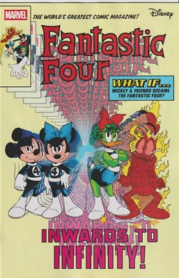 Fantastic Four # 33 Disney Variant Cover NM Marvel 2025  [CC7] - Image 1 of 2
