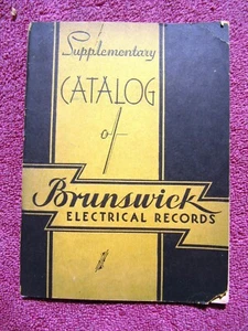 Feb 1932 BRUNSWICK Supplementary Catalog of Electrical Records Jazz Blues Movies - Picture 1 of 5