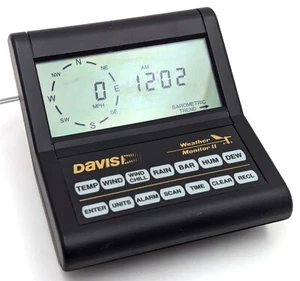 Davis Instruments Weather Monitor II 7440 Home Weather Station Display w/Adapter - Picture 1 of 16