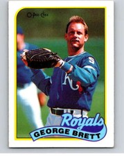 1989 O-Pee-Chee Baseball #200 George Brett  Kansas City Royals V95762