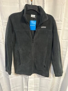 Columbia Youth Large Birch-Falls Fleece Jacket Black Polyester Warm Cozy & Style - Picture 1 of 6