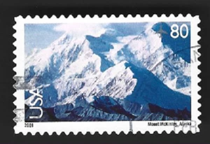 Scott# C137 80c Mt. McKinley with black CDS cancel - (A-4) - Picture 1 of 2