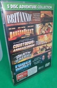 Britannic Dragonquest Countdown Armageddon Death Racers DVD 5 pack movies - Picture 1 of 2