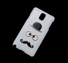 Cover For Samsung Galaxy Note 3 3D Cute Hat Eye Mustache Back Hard Case