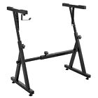 Electronic Keyboard Stand Z Style Adjustable Digital Piano Stand with Wheels