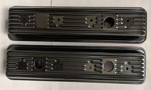 SMALL BLOCK CHEVROLET VALVE COVER SET - 1986 & Up NEW - Picture 1 of 5