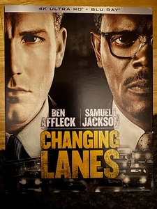 CHANGING LANES USA 4K UHD REGION FREE BLU RAY WITH SLIP - Picture 1 of 2