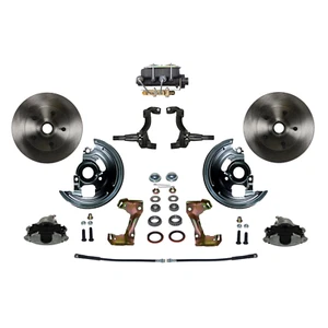 LEED Brakes -FC1002-381 Manual Front Kit Plain Rotors Zinc Plated Calipers - Bild 1 von 8