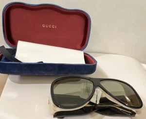 Gucci rectangle frame oversized sunglasses - Picture 1 of 6