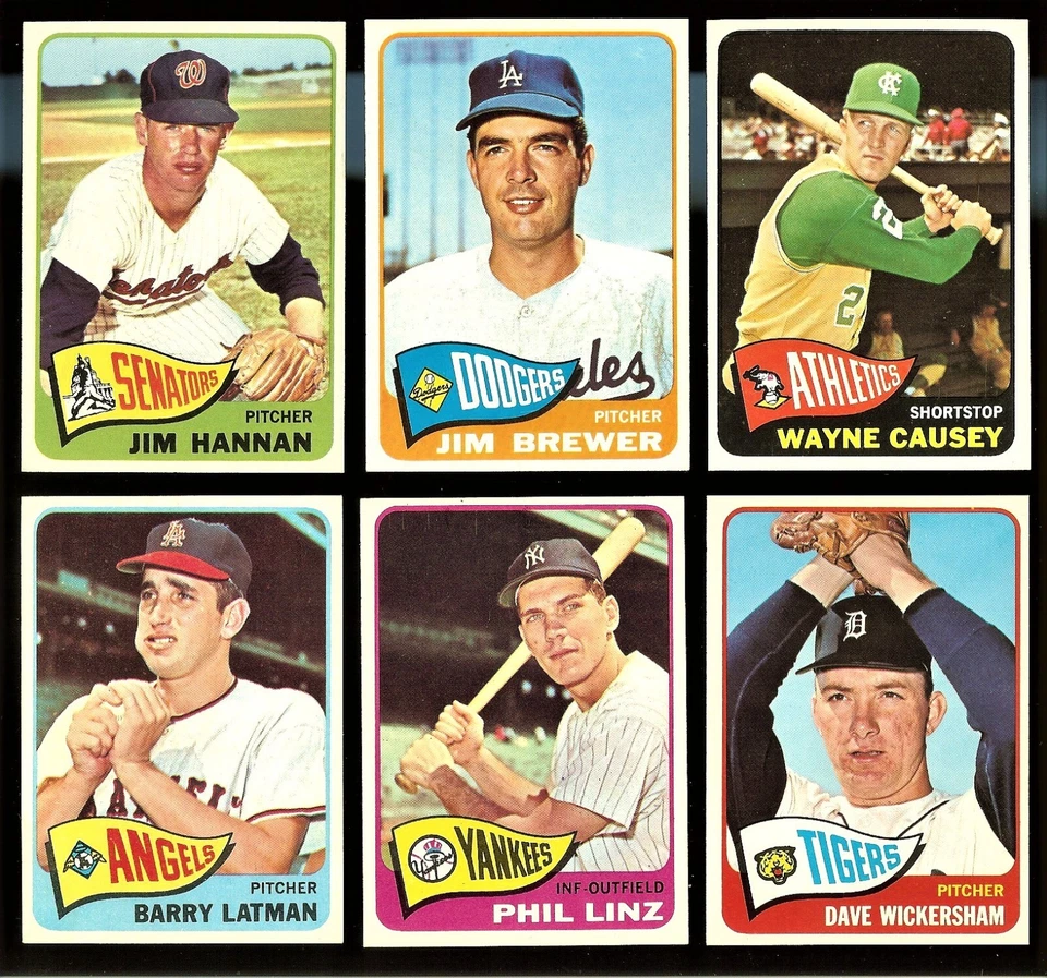 1965 Topps Baseball:  Choose Your Card (#18 to #299) FREE SHIPPING! - Image 1 of 1