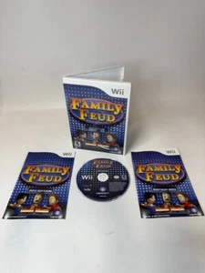 Family Feud 2012 Wii Nintendo Complete w/ Manual CIB Video Game - Imagen 1 de 8