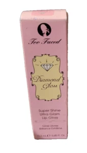 TOO FACED Diamond Gloss Super Shine Ultra Glam Lip Gloss FIRE .45 oz 13.3mL NEW - Picture 1 of 2