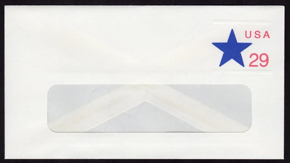 Scott #U619 Star Stamped Entire Window Envelope - Image 1 of 1