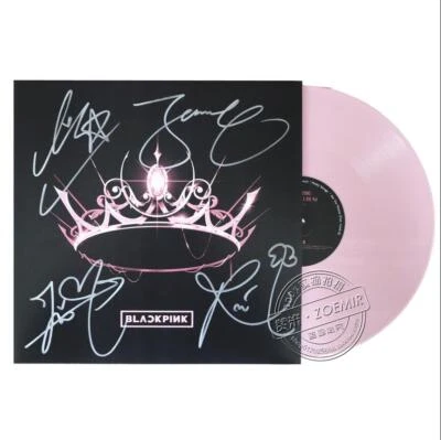 KPOP BP - DAS ALBUM Autogramm Vinyl LP farbig Vinyl pink- - Bild 1 von 4
