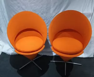 B24/1 Original Verner Panton Cone Chair ( Eistüte ) im Original Fundzustand - Bild 1 von 12
