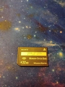 Sony 32MB MEGABYTE PSP-M32 Memory Stick Duo Genuine Memory Card For Camera / PSP - Picture 1 of 1