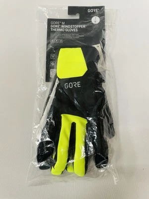 Термоперчатка Gore M Windstopper черная/желтая M - Изображение 1 из 4