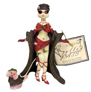 Alley Cats Margaret Le Van Kitty Cane Christmas Figurine Retired Ornament NWT - Picture 1 of 18