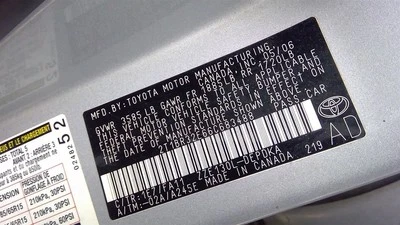 Passenger Front Seat Bucket With  Cloth Ce Fits 05-08 COROLLA 252617 Foto 1 de 4