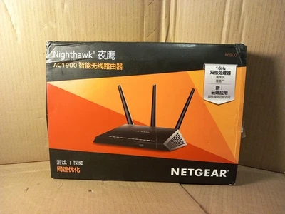 Netgear Nighthawk AC1900 Smart Wifi Router R6900-100PRS -Dual Band Gigabit BOXED - Image 1 of 4