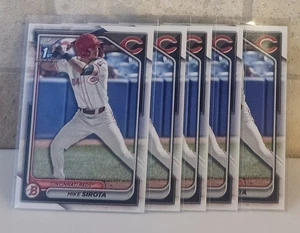 Mike Sirota 5 Karten Lot 2024 Bowman Draft 1st Paper Base - Bild 1 von 3